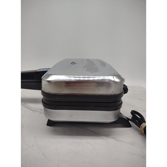 Vitantonio French Sandwich Chef Model 650 Vintage Stainless Steel Chrome TESTED - Picture 10 of 10